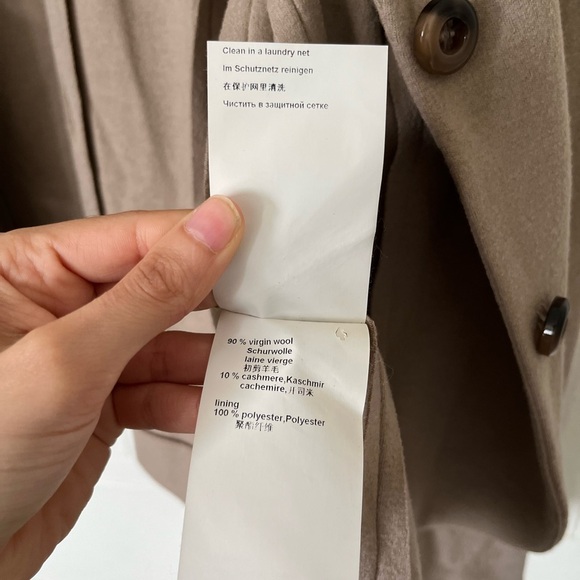 MARC CAIN Virgin Wool-Cashmere Blazer Jacket - Picture 12 of 13